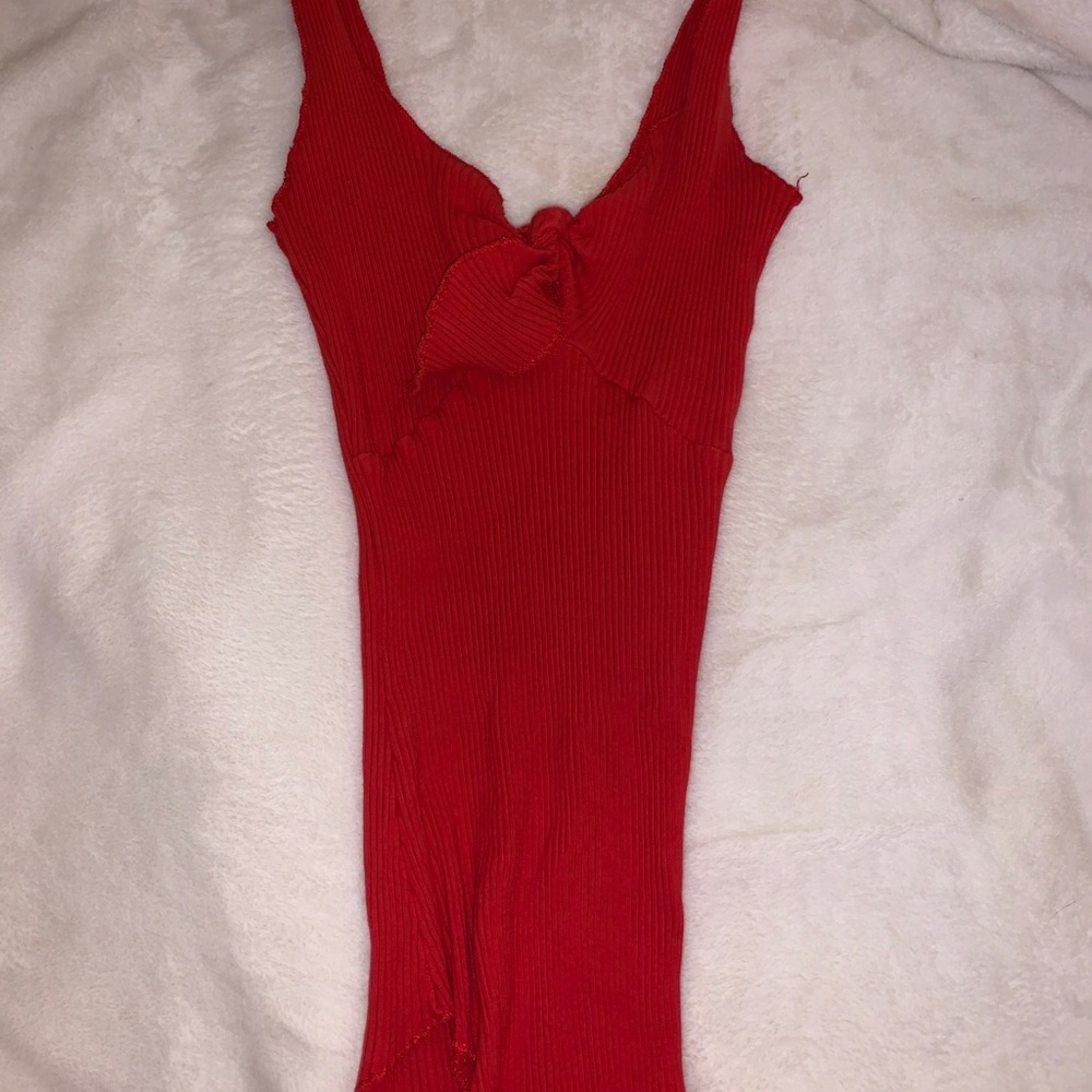 Red bodysuit